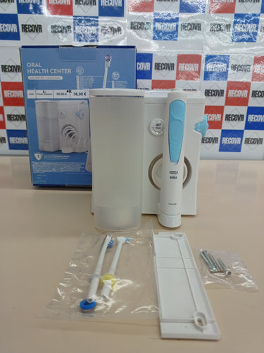Oral-B Centro De Salud Bucal Irrigador: Irrigador Dental, 1 Cabezal Oxyjet y 1 Cabezal Water Jet, Regalos Orginales